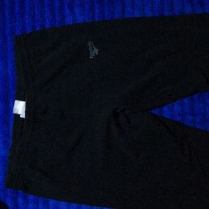 black reebok sweatpants